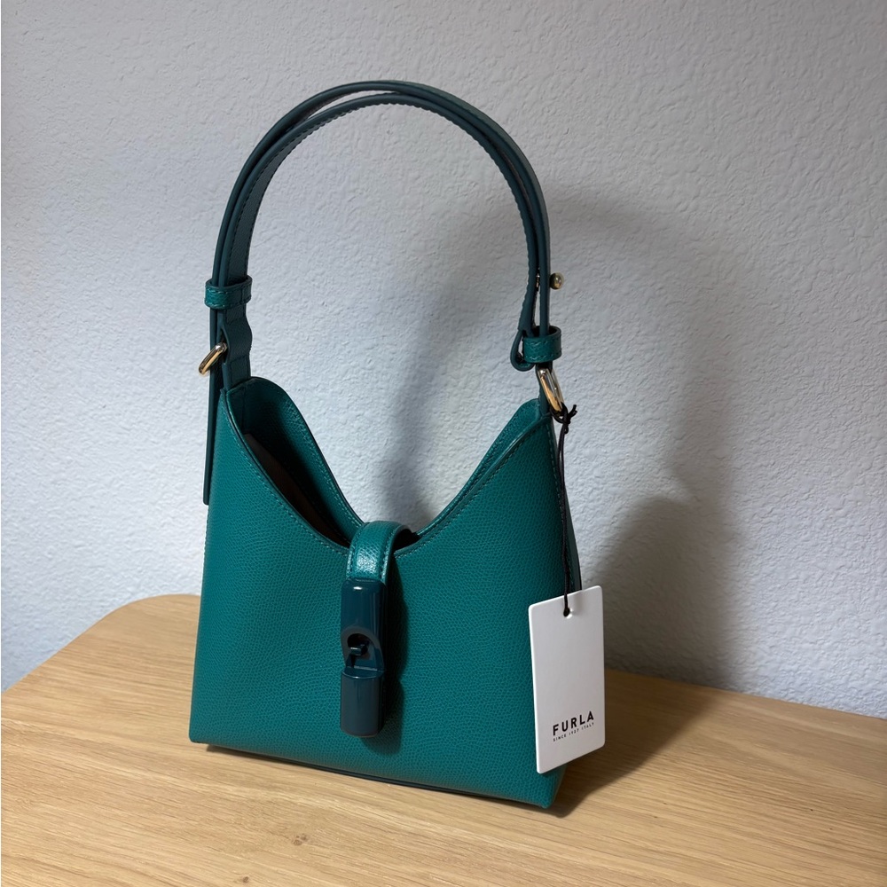 Furla Iride Mini Bag in Jade Green